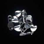  Charm Argint 925 Inima 23 x 6.5 mm - 1 Buc