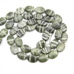  Jasp Zebra Verde Oval Margele pentru Bijuterii 18x13 mm