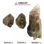 Cuart Fumuriu Enhydro Brut Natural - 52-140 x 41-50 x 30-41 mm (XXL) - 1 Buc