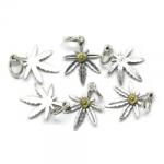  Charm Argint 925 Floare - 28 x 16 mm - 1 Buc