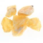  Cristal Natural Calcit Galben Brut Aprox. 36 x 25 mm ( L )