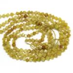  Opal Galben Patrat - 3-5 x 3-6 mm - Margele Pietre Semipretioase