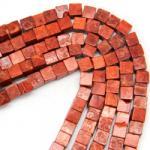  Margele Bijuterii Coral Rosu Patrat 10 x 10 mm