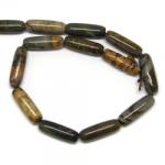  Jasp Picasso Margele Pietre Semipretioase Tub - 32 x 11 mm - 1Buc