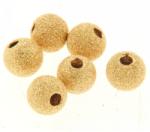  Margele Gold Filled Sablate Rotunde - Stardust Laser Cut Beads 5.0H2.2 mm - 1 Buc