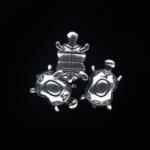  Charm Argint 925 Broasca Testoasa - 13 x 9 mm - 1 Buc