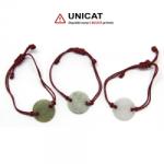  Bratara Jadeit- Inchidere siret - Disc - 25 x 3 mm-1 Buc