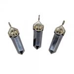  Pandantiv Terahertz 2 Varfuri Ag- 29 x 8 x 8 mm - 1 Buc