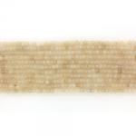  Agata Alba Margele Semipretioase Rotunde Fatetate - 3.5 x 2.5 mm