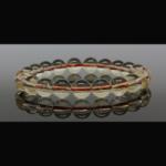  Bratara Citrin Rotunda 9 mm, Diametru 58 mm - 1 Buc