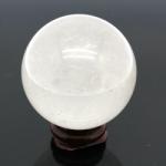  Piatra Naturala Cuart Alb Sfera 55 - 56 mm (XXL) - Unicat