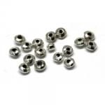  Margele Alama Argintata Cerc - 4x2 mm- 8 Grame / Punga