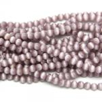  Margele Bijuterii Sticla cu Ochi de Pisica Violet Rotund 6 x 6 mm