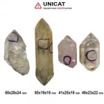  Cuart Dubla Terminatie Enhydro Brut Natural - 41-85 x 19-28 x 19-24 mm (XXL) - 1 Buc