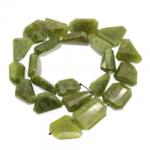  Margele Bijuterii Vesuvianit Neregulat Fatetat 17x7 ~ 21x14 mm