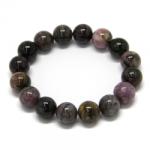  Bratara Turmalina Watermelon-Multicolor Diametru 60 mm din Margele Rotunde - 13 mm