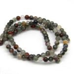  Jasp Heliotrop African Rotund Margele Pietre Semipretioase pentru Bijuterii 8 mm