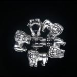  Charm Bijuterii Argint 925 Floare - 14 x 7 mm - 1 Buc