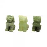 Cainele Mitologic Fu - Figurina din Jad - 36-40 x 16-20 x 22-24 mm - 1 Buc