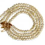  Citrin Rotund Margele Pietre Semipretioase pentru Bijuterii - 4, 5-4, 9 mm - AB