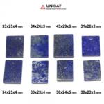  Pandantiv Lapis Lazuli cu Gaura 30-45 x 23-29 x 3-6 mm - Unicat