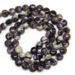  Ametist Chevron Margele Pietre Semipretioase Disc - 10 x 6 mm