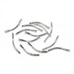  Margele Argint 925 Tub Twisted - 1, 5 x 20 mm - 5 Buc - concepttropic - 20,90 RON