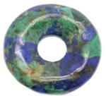  Piatra PI Azurit cu Malachit - Amuleta Shamanica - Donut 23x5x6 mm - 1 Buc