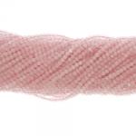  Cuart Roz Rotund Fatetat Margele Pietre Semipretioase pentru Bijuterii - 2, 5-2, 9 x 2, 5-2, 9 mm