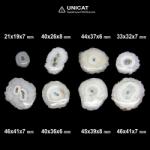  Cabochon Cuart Solar 21-46 x 19-41 x 6-8 mm - Unicat