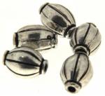  Margele din metal placat butoias 12x9 mm - 8 Buc