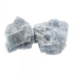  Cristal Natural Rar Calcit Albastru Brut Aprox. 35 x 38 mm ( L ) - 1 Buc