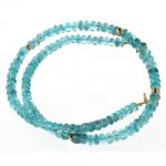  Colier din Apatit Mixt Cub Fatetat 4x4 mm - Accesorii Argint 925