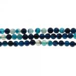  Margele Agata Sardonix Colorat Rotunda 6 mm