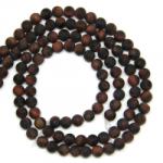  Ochi de Tigru Rosu Mat Rotund Margele Pietre Semipretioase pentru Bijuterii 6x6 mm