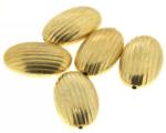  Margele din metal placat oval 27x17 mm - 2 Buc