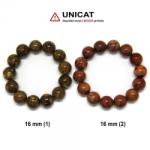  Bratara Fosil Palmier Diametru 64 din Margele Rotunde - 16 x 16 mm