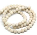  Onix Alb Rotund Margele Pietre Semipretioase pentru Bijuterii 8X8 mm