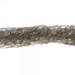  Cuart Fumuriu Oval - 6-10 x 5-7 x 3 mm - Margele Bijuterii