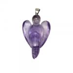  Pandant Inger Ametist Lavanda Natural - 26-30 x 15-16 mm - (XL) - 1 Buc