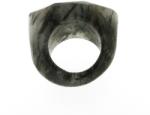  Inele Cuart cu Turmalina Oval Fatetat - Diametru Gaura 56 mm