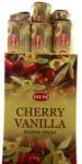  Betisoare Parfumate HEM Cherry Vanilla - Aroma Iubirii Pasionale - Incense - 1 Set