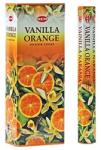 HEM Betisoare Parfumate HEM Vanilla Orange - 15 g - Aroma Energiei Dulci - Incense - 1 Set