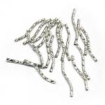  Margele Argint 925 Tub Twisted - 1, 5 x 20 mm - 5 Buc - concepttropic - 26,30 RON