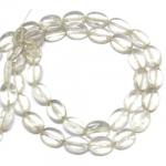  Cuart Alb Margele Pietre Semipretioase Oval - 18 x 13 mm