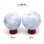  Sfera Calcit albastru 67 - 63 mm