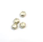  Margele din metal placat poligon 16x17 mm - 4 Buc