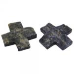  Pandantiv Sodalit cu Gaura de Forma Cruce - 55 x 55 mm