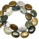  Jasp Oceanic Margele Pietre Semipretioase Oval 30x23x8 mm