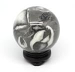  Sfera de Coral Fosilizat si Agatizat Sfera 60 mm